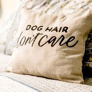 Handmade custom accent pillow. Canvas and cotton.